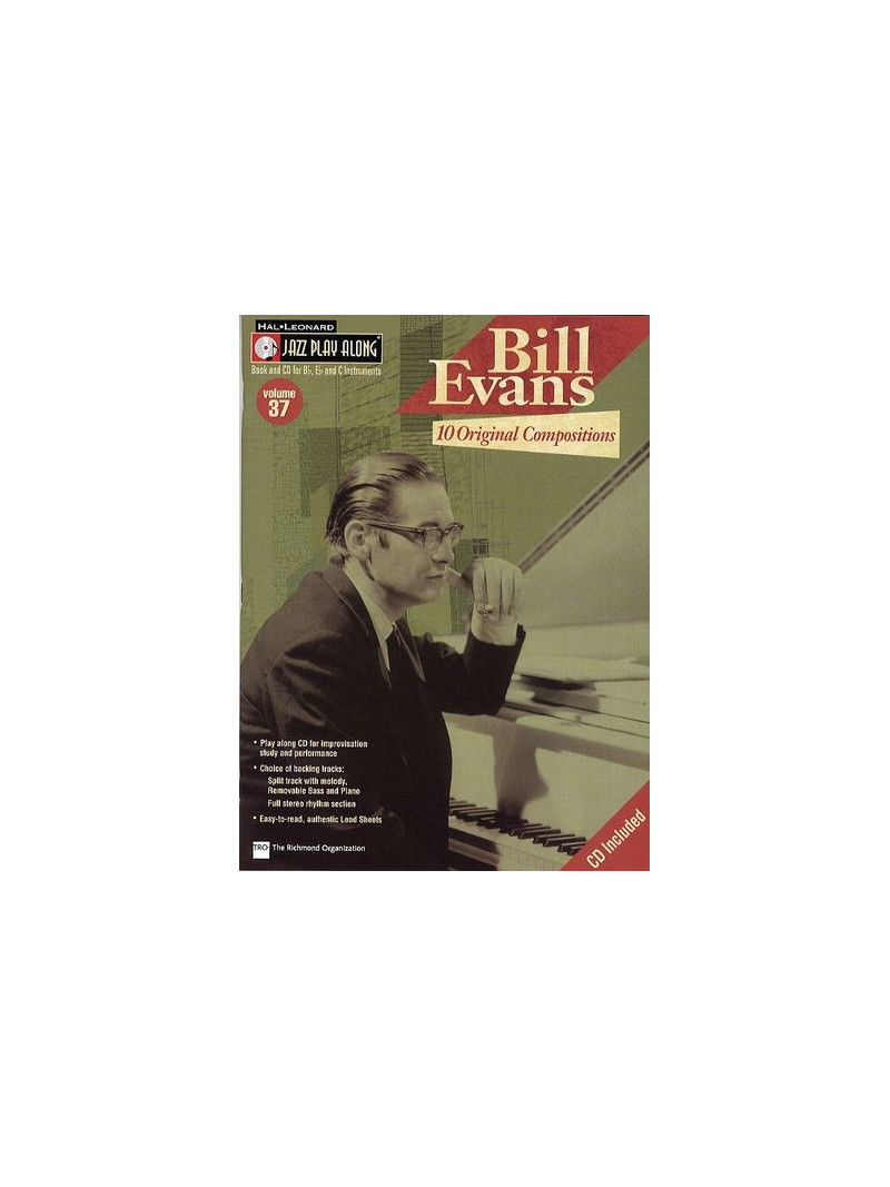 Jazz Play-Along volume 37: Bill Evans (book/CD)