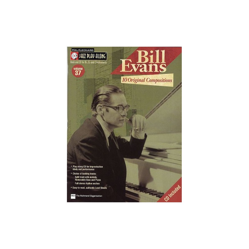 Jazz Play-Along volume 37: Bill Evans (book/CD)