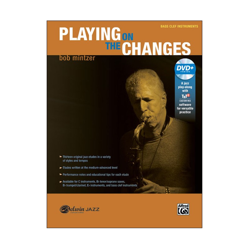 Playing on the Changes - Bass Clef (book/DVD play along)