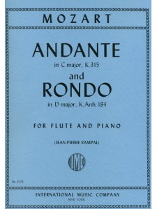 Mozart Andante and Rondo (For flute)