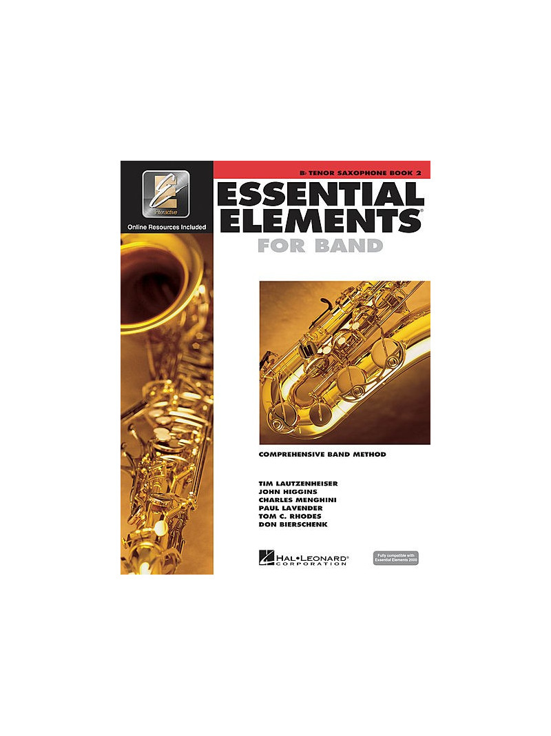 Essential Elements 2000 Bb Tenor Sax book 2 (book/CD/DVD)