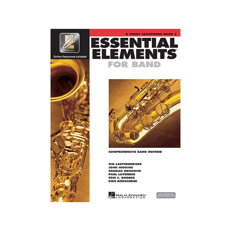 Essential Elements 2000 Bb Tenor Sax book 2 (book/CD/DVD)