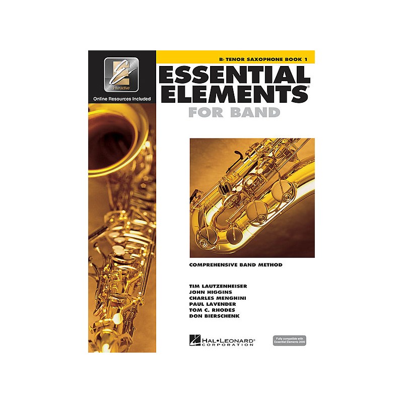 Essential Elements 2000 Saxophone book 1 (book/CD/DVD)