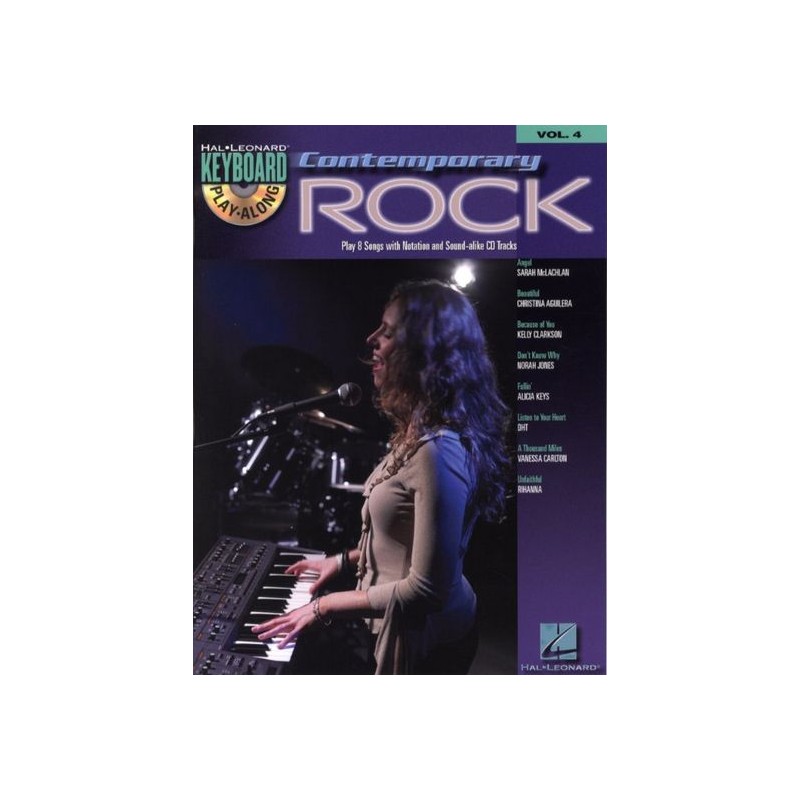 Keyboard Play-Along: Contemporary Rock (book/CD)