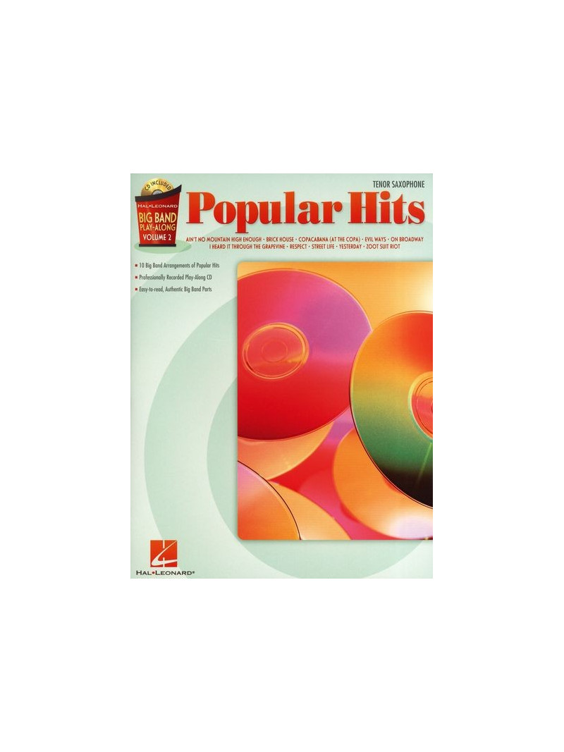 Big Band Play-Along: Popular Hits for Sax (book/CD)