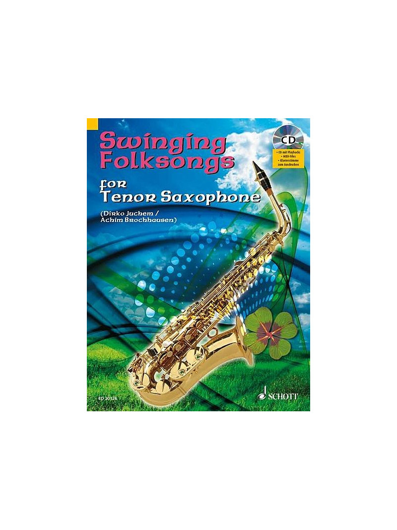 Swinging Folksongs for Alto Sax (book/CD/Midi-File)