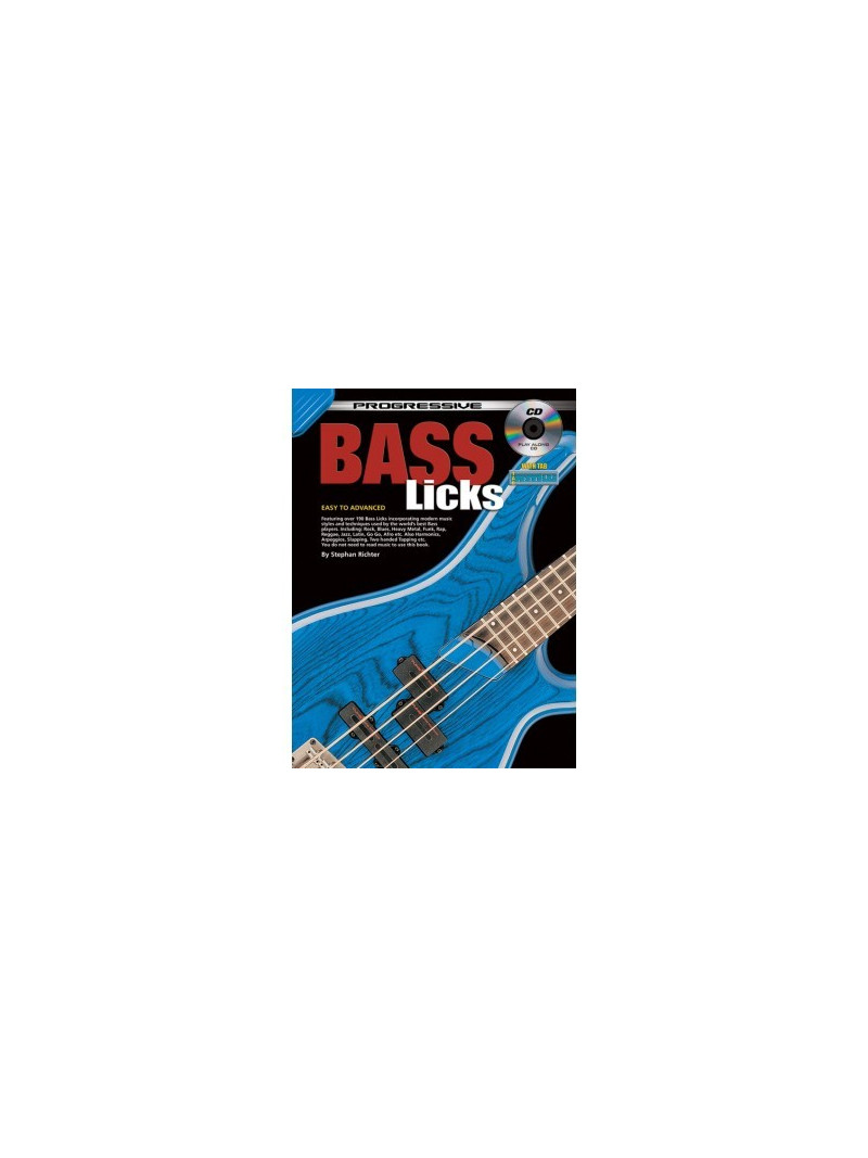 Progressive Bass Licks (book/CD)