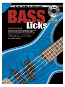Progressive Bass Licks (book/CD)