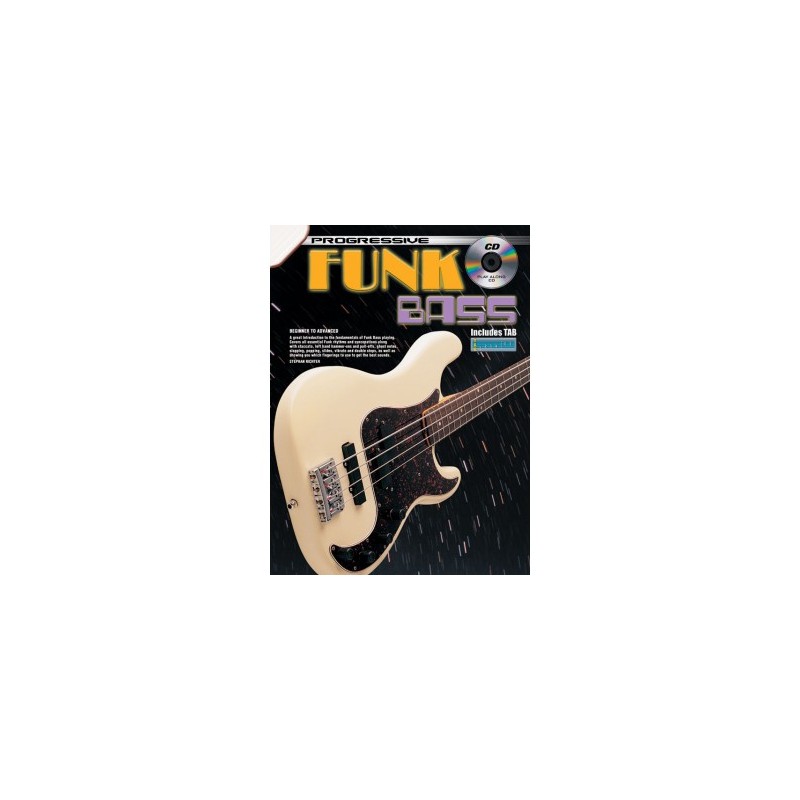 Progressive Funk Bass (book/CD)