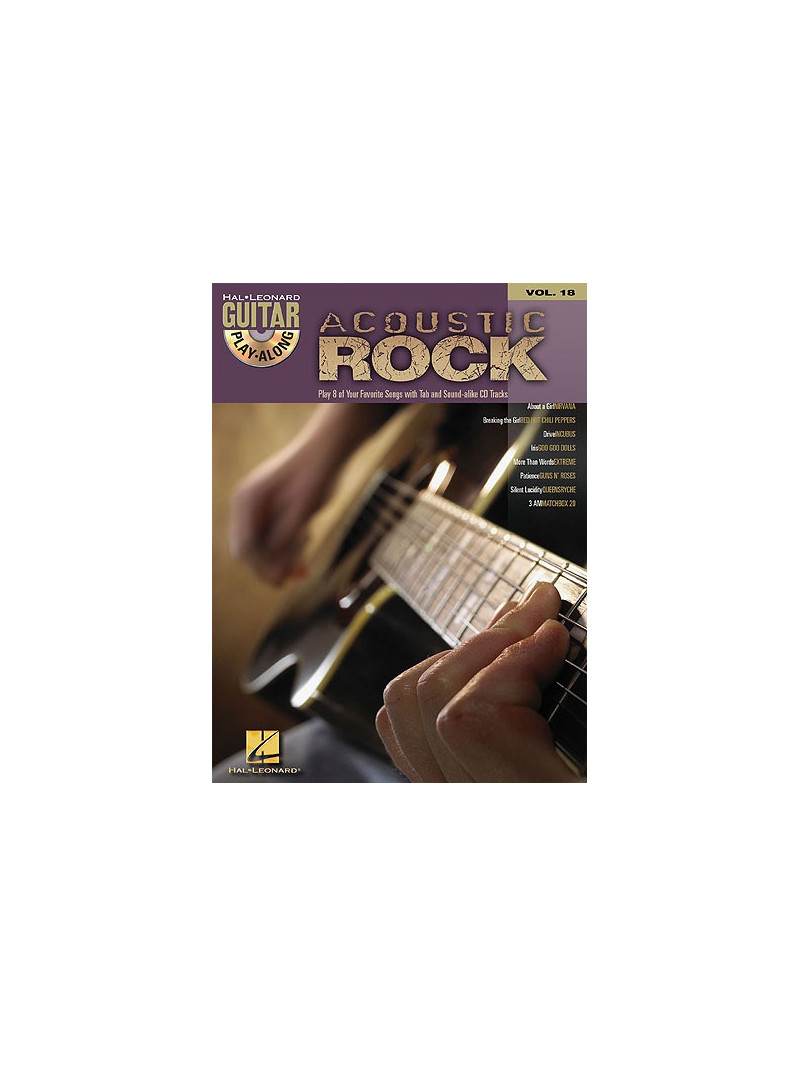 Acoustic Rock: Guitar Play-Along Volume 18 (book/CD