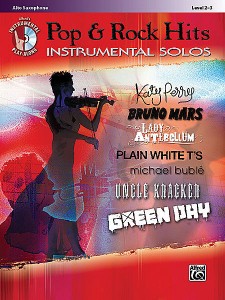  Pop & Rock Hits Instrumental Solos - Tenor Saxophone (book/CD)