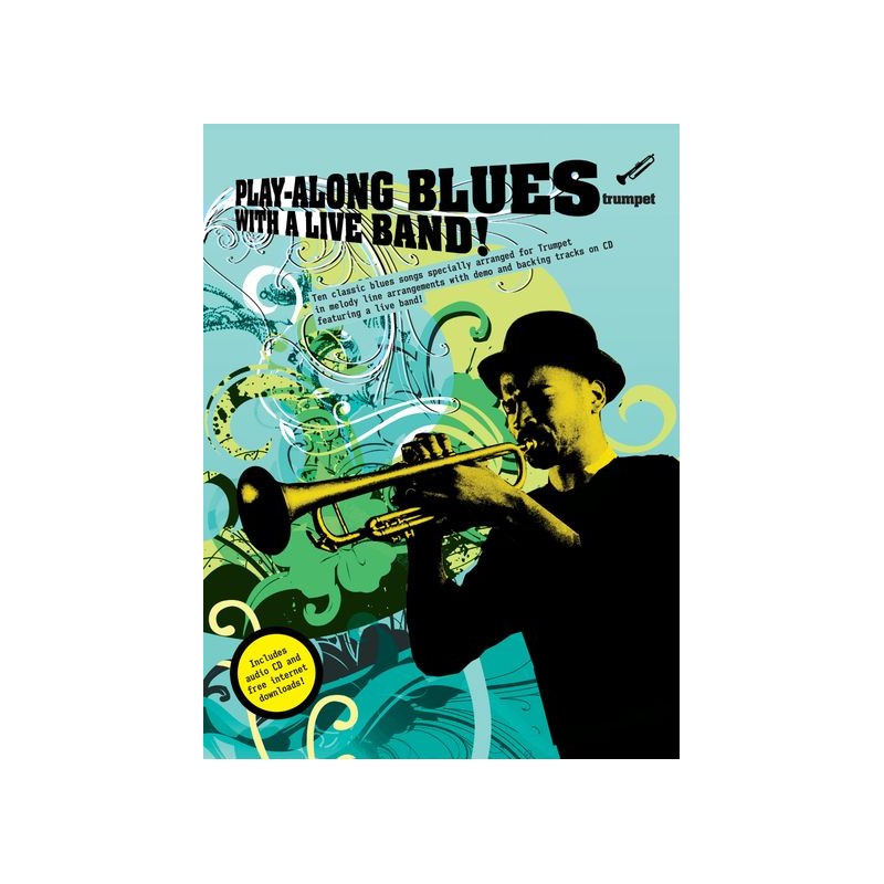 Play-Along Blues with a Live Band Trumpet (book/CD)