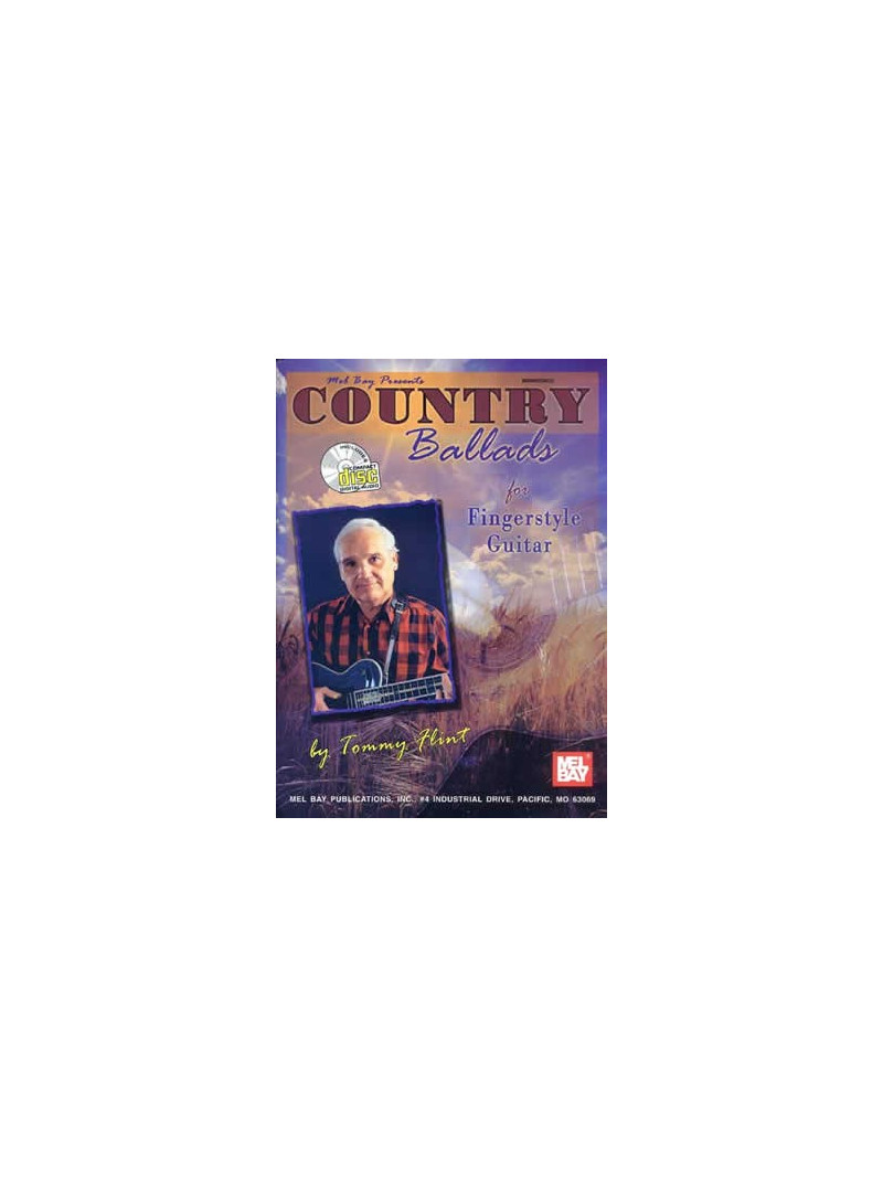 Country Ballads For Fingerstyle Guitar (book/CD)