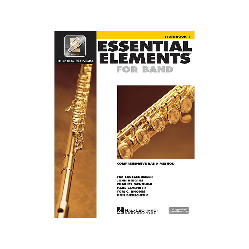 Essential Elements 2000: Flute Book 1 (book/CD/DVD)