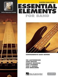 Essential Elements for Band 2000 – Electric Bass Book 1 (book with CD & DVD)