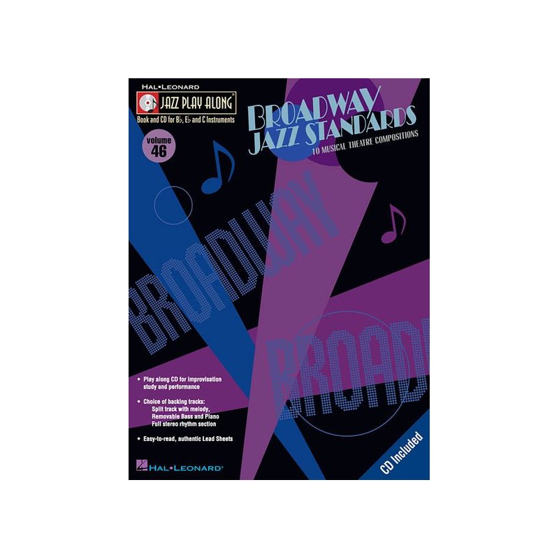 Jazz Play-Along volume 46: Broadway Jazz Standards (book/CD)