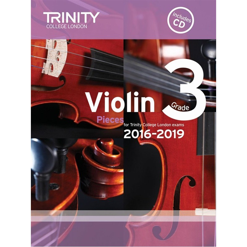 Trinity College London: Violin Exam Pieces - Grade 3 - 2016-2019