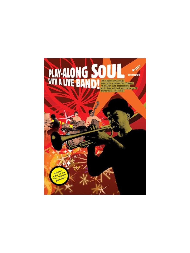 Play-along Soul with a Live Band Trumpet (book/CD)