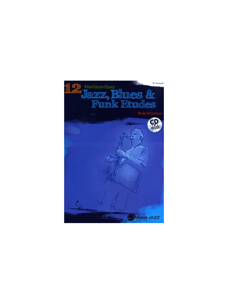 12 Medium-Easy Jazz, Blues & Funk Etudes for Trumpet (Book/CD)