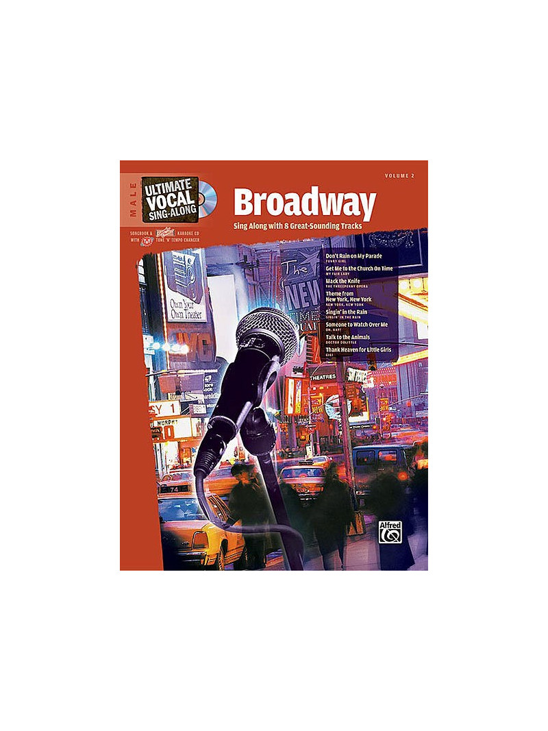 Broadway: Ultimate Vocal Sing-Along Male Voice (book/CD)