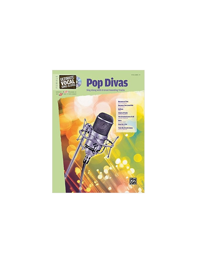 Pop Divas: Ultimate Vocal Sing-Along Female Voice (book/CD)