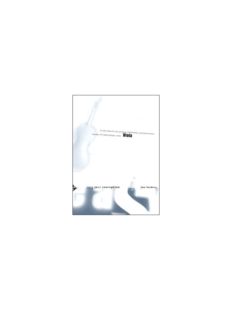 Easy Jazz Conception for Viola (book/ CD)