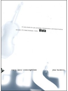 Easy Jazz Conception for Viola (book/ CD)