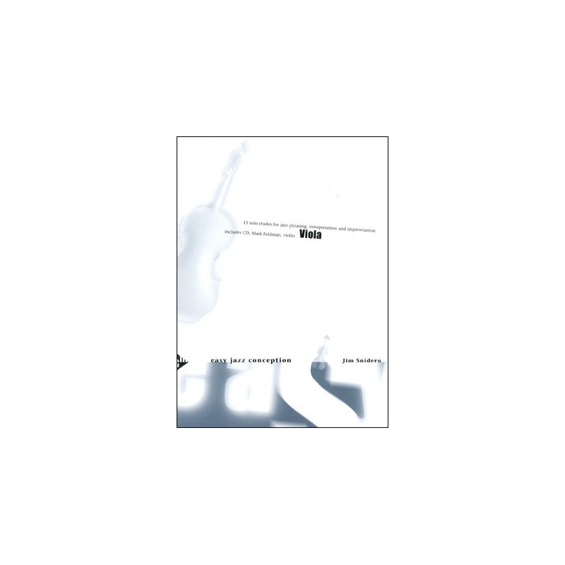 Easy Jazz Conception for Viola (book/ CD)