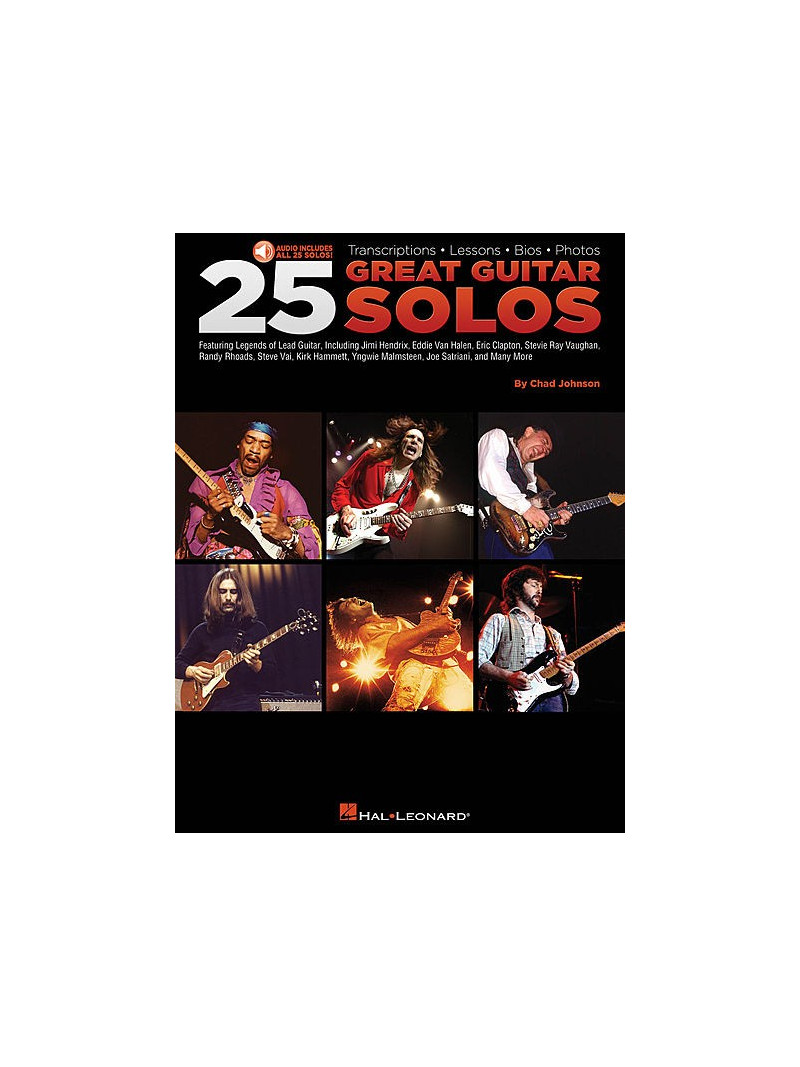 25 Great Guitar Solos (book/CD)