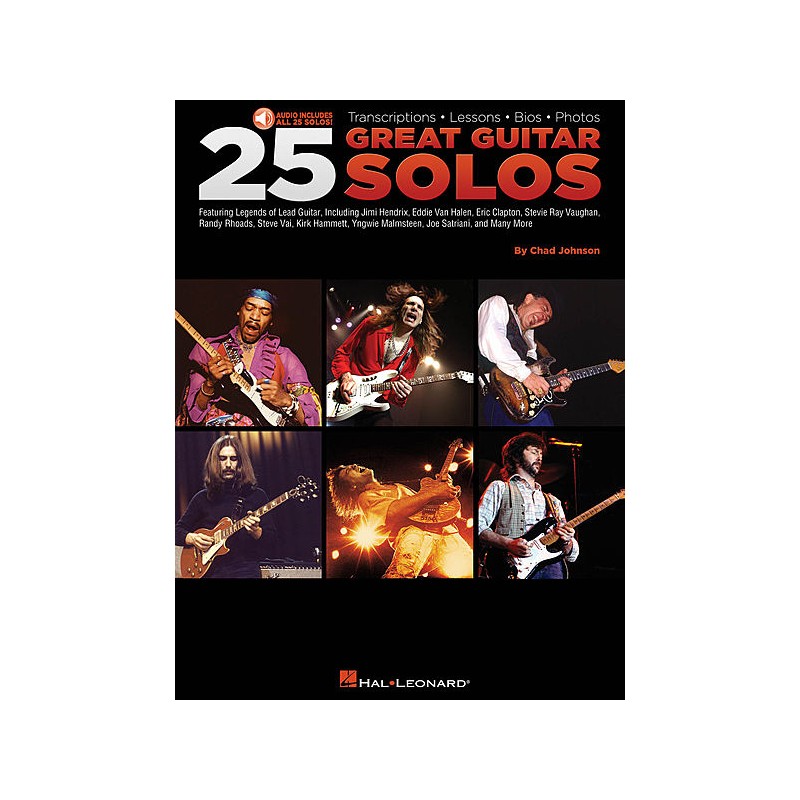 25 Great Guitar Solos (book/CD)