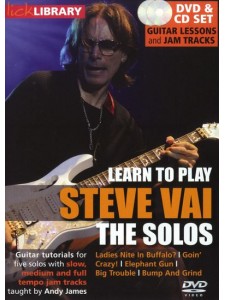 Lick Library: Learn To Play Steve Vai - The Solos (DVD/CD)