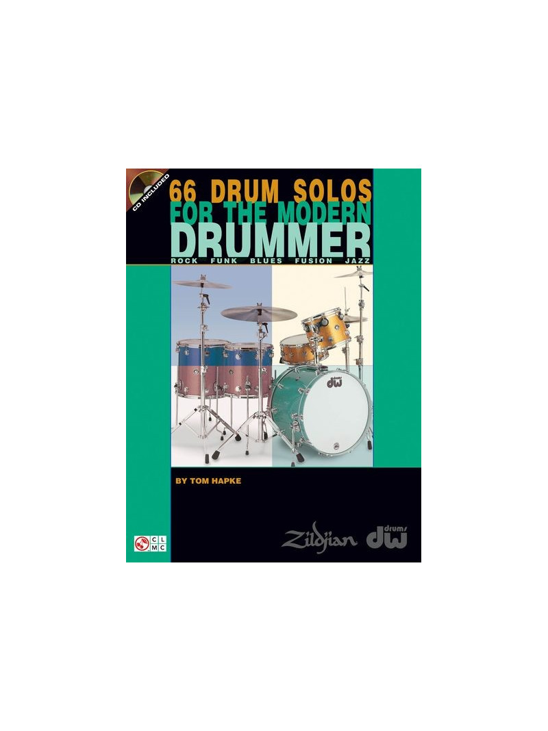 66 Drum Solos for the Modern Drummer (book/CD)