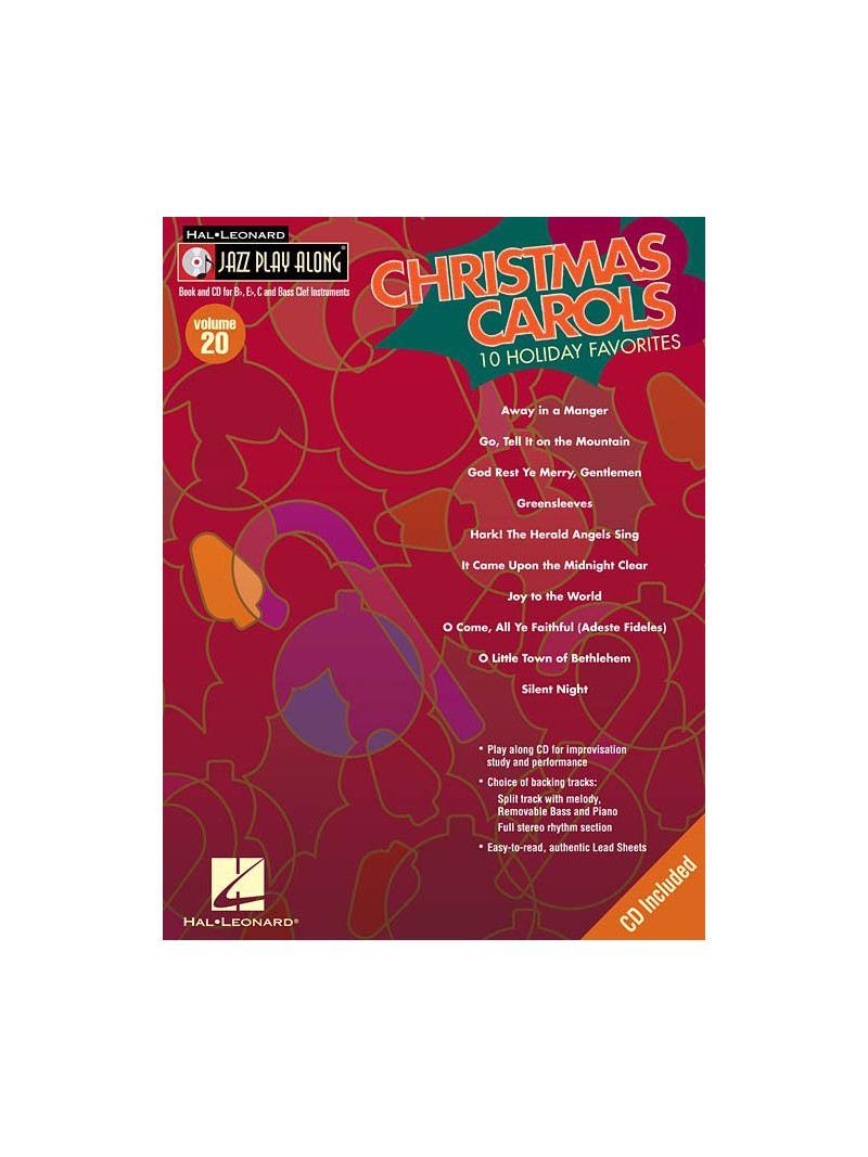 Jazz Play-Along Vol. 20: Christmas Carols (book/CD)
