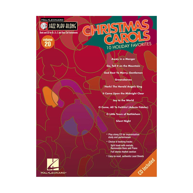Jazz Play-Along Vol. 20: Christmas Carols (book/CD)