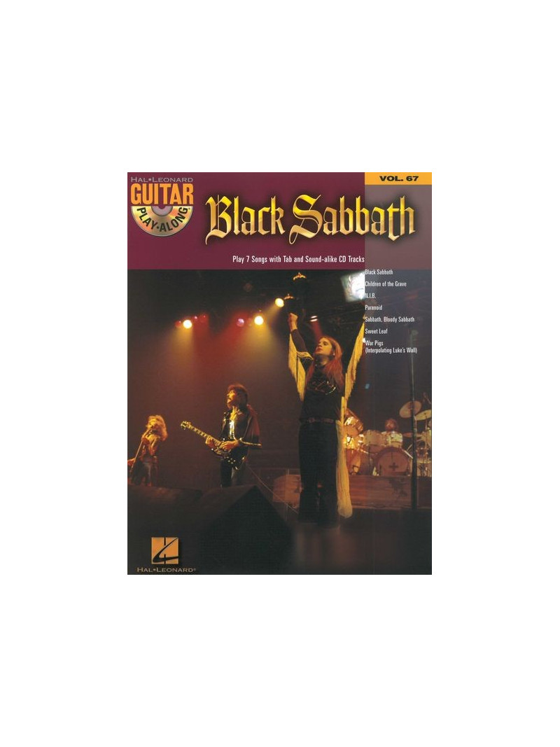 Guitar Play-Along volume 67: Black Sabbath (book/CD)