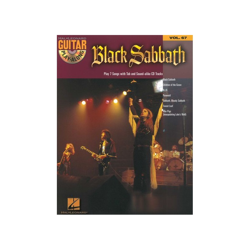 Guitar Play-Along volume 67: Black Sabbath (book/CD)