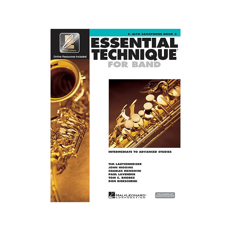 Hal Leonard Essential Technique 2000 For Tenor Saxophone Book 3 With CD