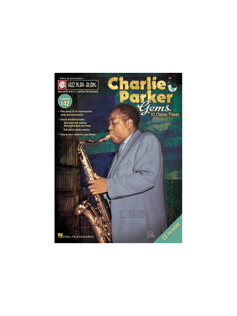 Jazz Play-Along Volume 142: Charlie Parker Gems (book/CD)