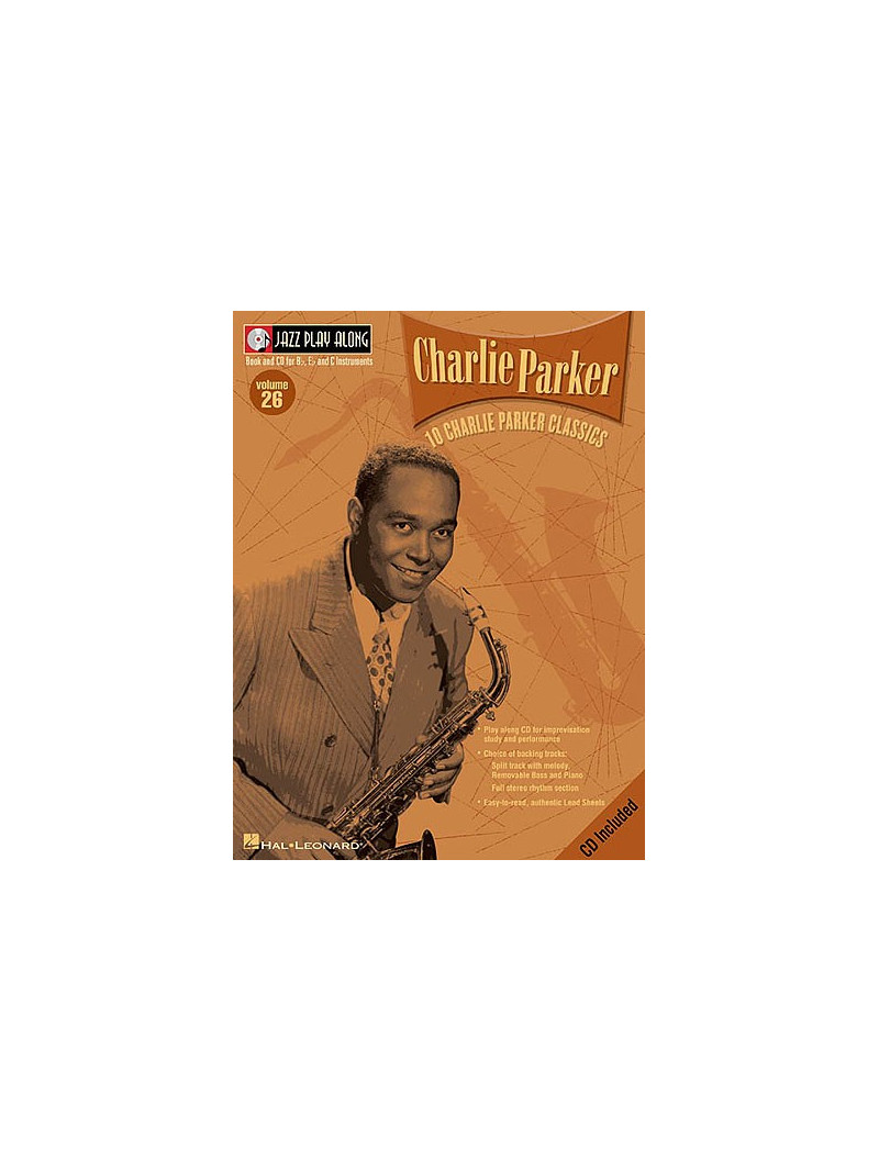 Jazz Play-Along Vol.26: Charlie Parker (book/CD)