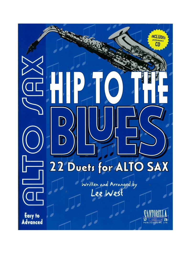 Hip To The Blues/Jazz Duets - Alto Sax (book/CD)