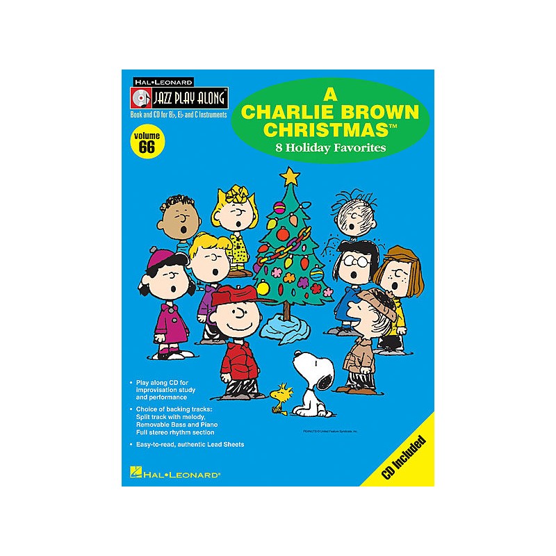 Jazz Play-along Vol.66: A Charlie Brown Christmas (book/CD)