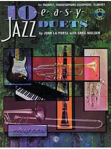 10 Easy Jazz Duets for Alto Saxophone (book/CD play-along)