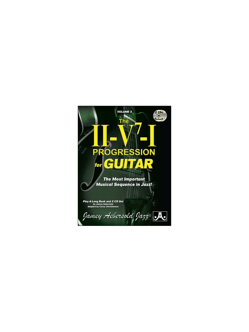 Aebersold Volume 3: The II-V7-I Progression for Guitar (book/2 CD)