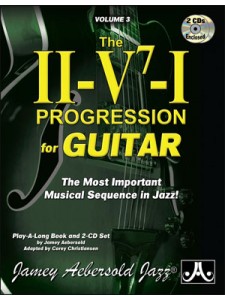 Aebersold Volume 3: The II-V7-I Progression for Guitar (book/2 CD)