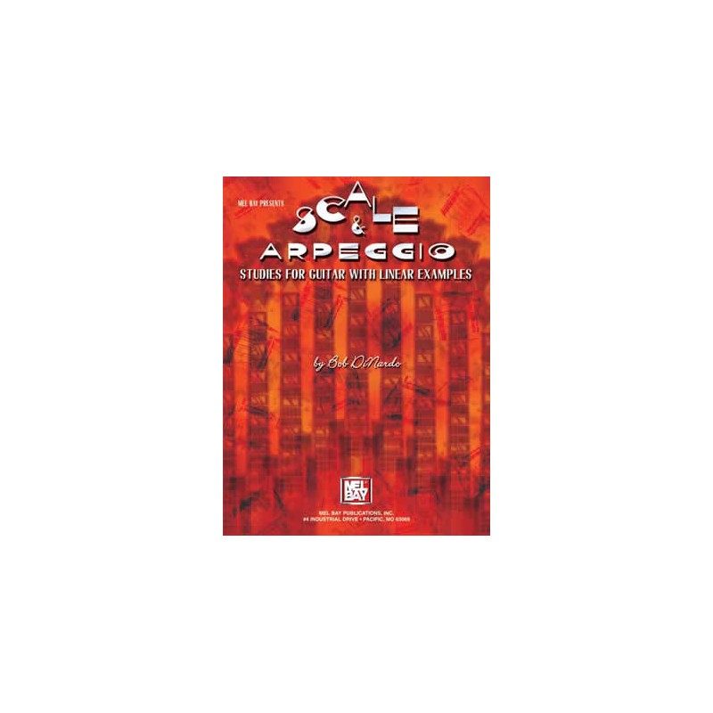 Scales & arpeggios studies for guitar with linear examples