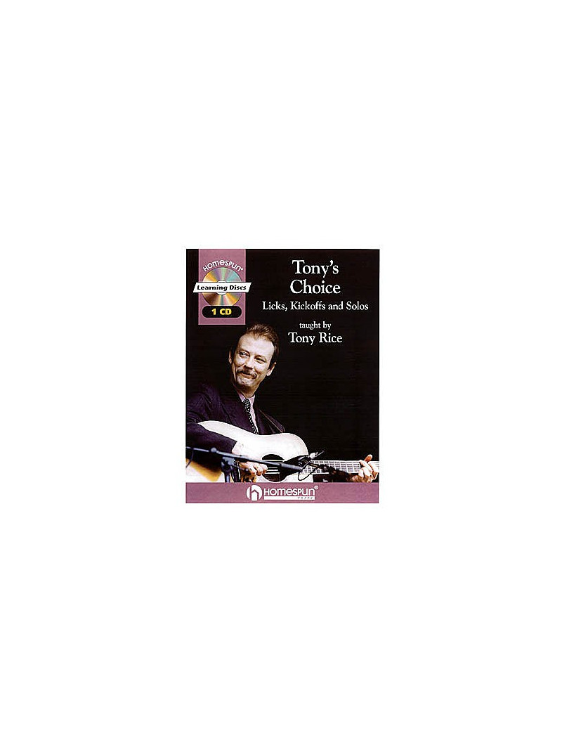 Tony Rice - Tony's Choice (book/CD)