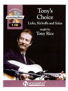 Tony Rice - Tony's Choice (book/CD)