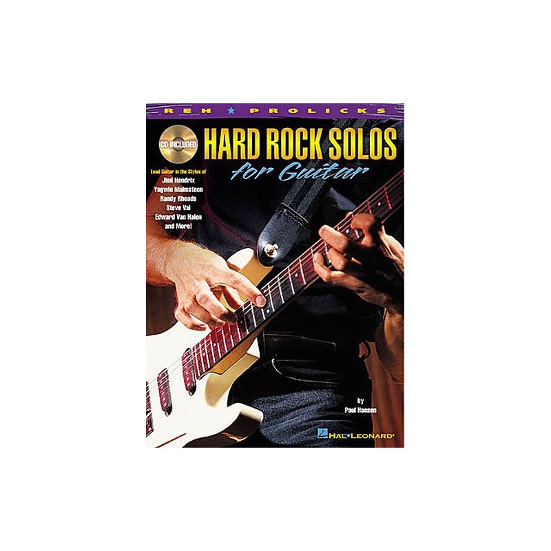 Hard Rock Solos for Guitar (book/CD)