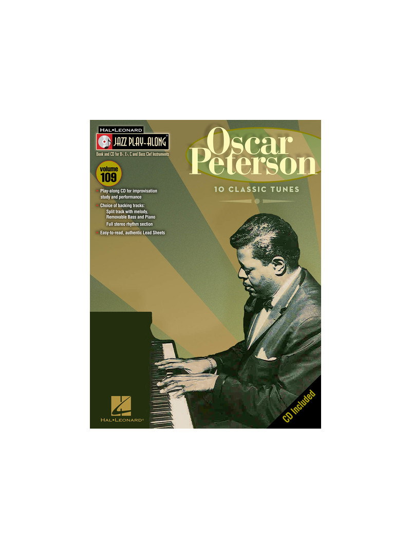 Jazz Play-Along Vol. 109: Oscar Peterson (book/CD)