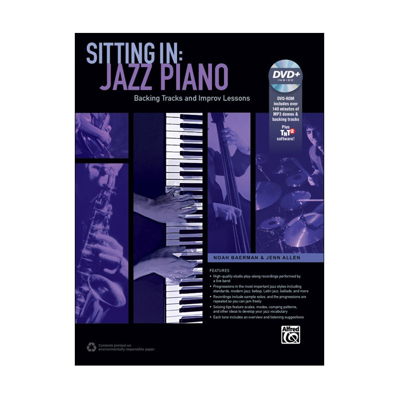 Sitting In: Jazz Piano (book/DVD)